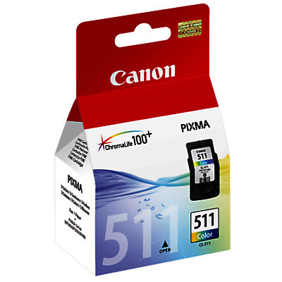 Canon PIXMA CLI-511 Inkjet Cartridge, Colour